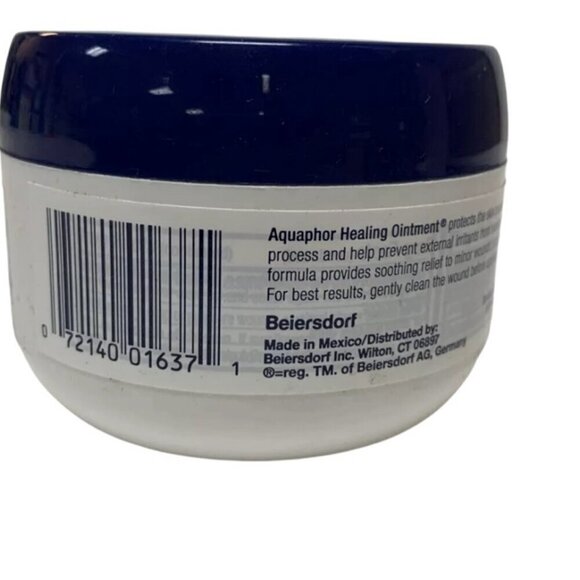 Aquaphor Healing Ointment Advanced Therapy Skin Protectant-3.5 Oz Jar NEW - Picture 2 of 2